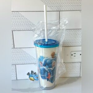 Fantastic Four Movie Cup Lid Straw